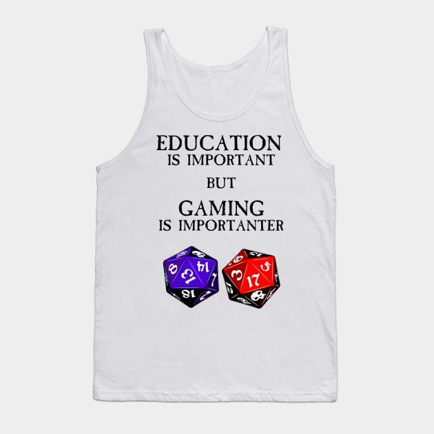 Education Is Important Tank Top by SimonBreeze